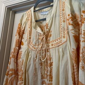 Calypso St Barth Pineapple Bohemian Top